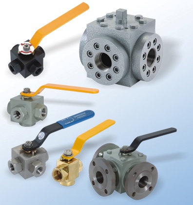 3 Way L or T Port Flanged Ball Valve 300 Max